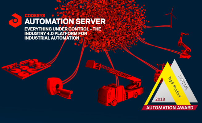 CODESYS 工業(yè)云產品獲得2018德國自動化獎提名，紐倫堡SPS展會上將最終揭曉獎項